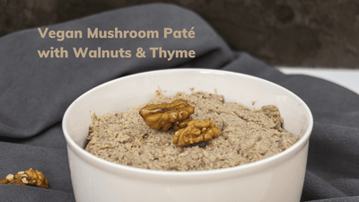 Vegan Mushroom Pate with Walnuts & Thyme