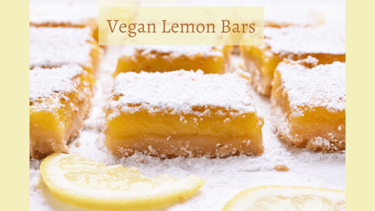 Vegan Lemon Bars - Nosh Detox