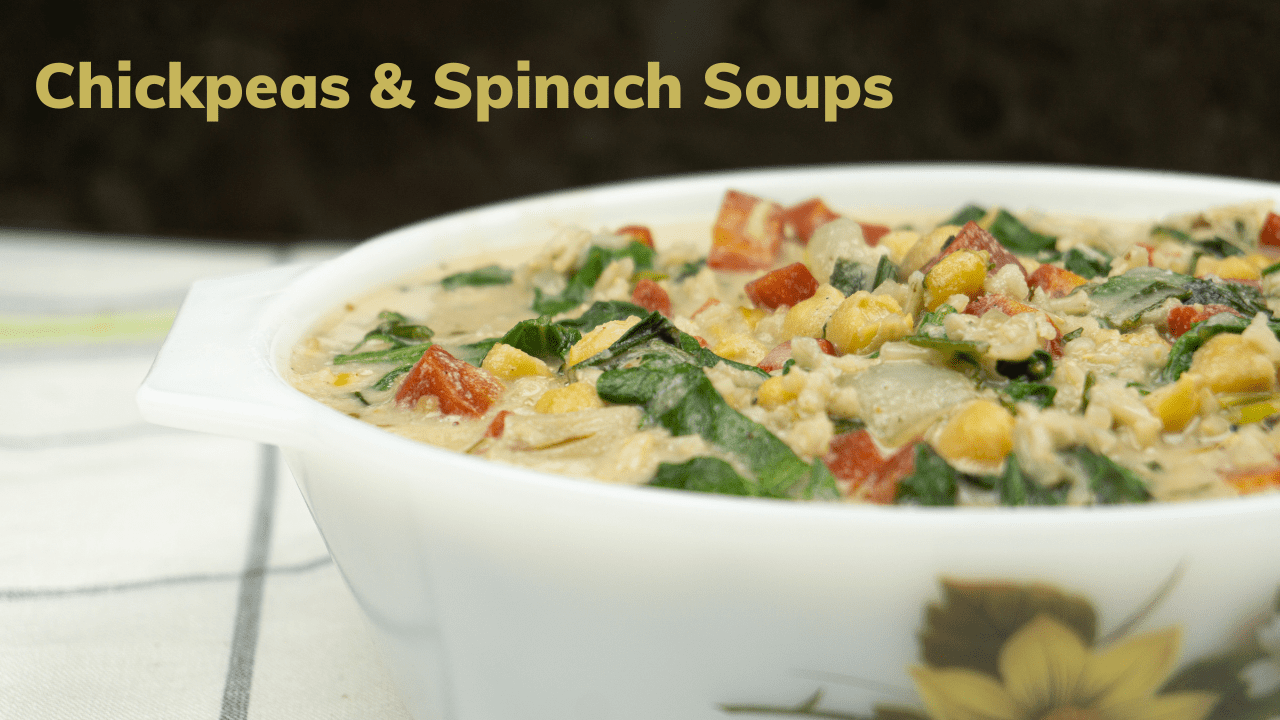 Chickpeas & Spinach Soup - Nosh Detox