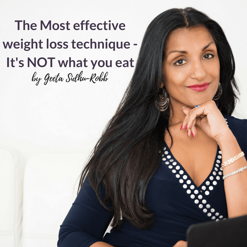 The Most effective weight loss technique - It's NOT what you eat